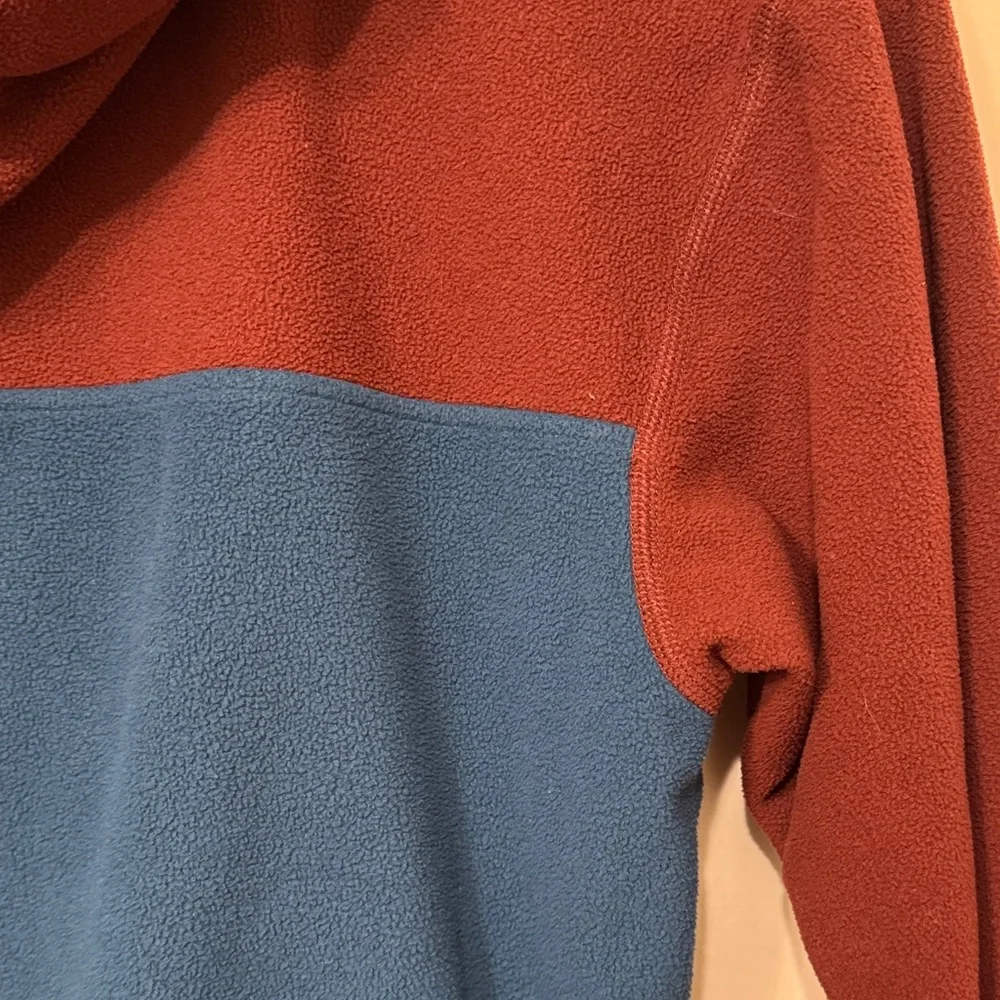 Patagonia Kids’ Micro d Snap-t Fleece Jacket - burgundy & navy - Picture 11 of 11